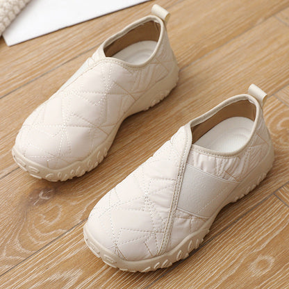Damen Rutschfeste Outdoor-Slipper Warm Bequem