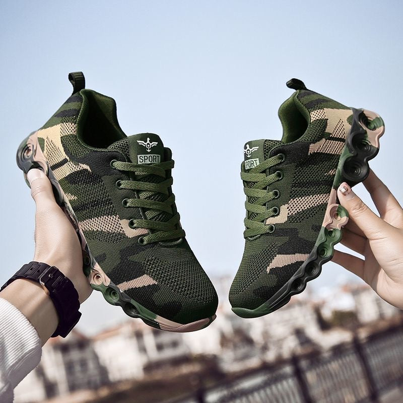 Damen Laufschuhe Camouflage Atmungsaktive Sohle