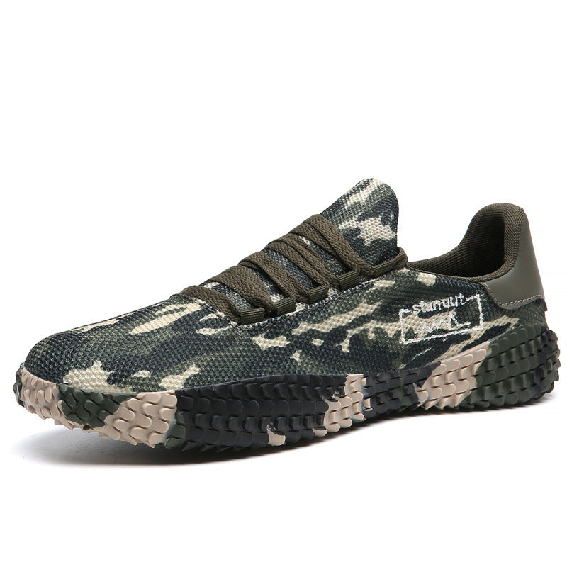 Damen Laufschuhe Sportlich Camouflage Rutschfest