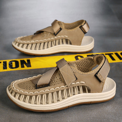 Damen Sport Sandalen Atmungsaktives Leder Bequem