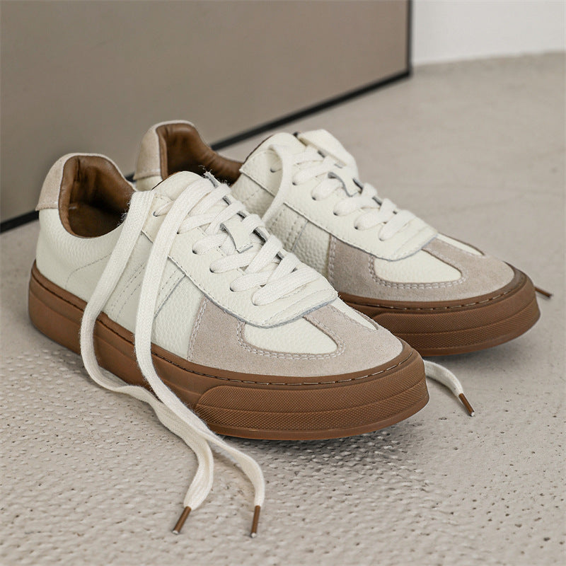 Damen Sneaker Leder Wildleder Modern