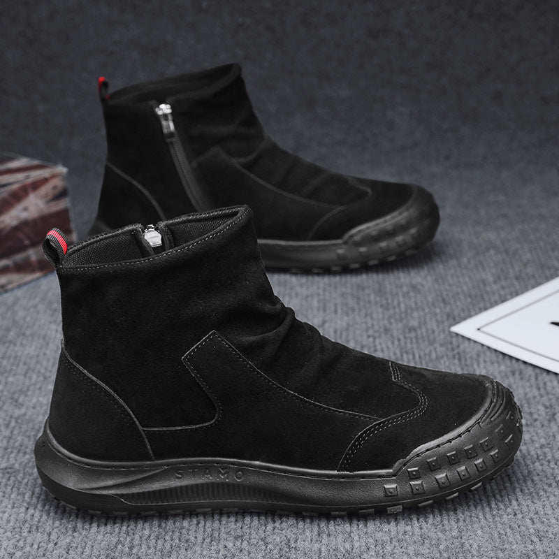 Damen Stiefel Ankle Boots Elastisch Robust Winter