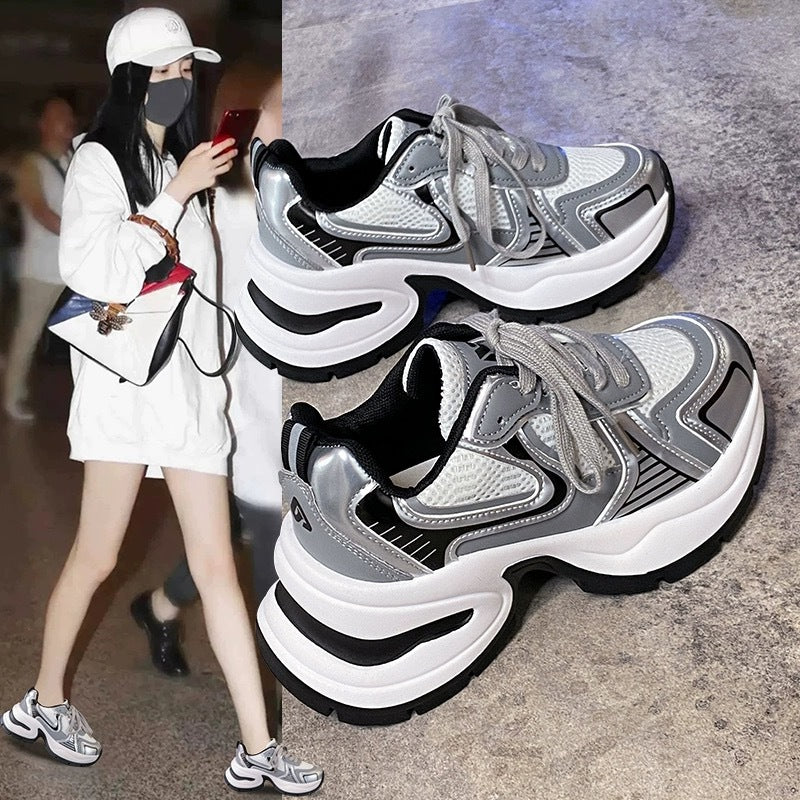 Damen Sneaker Atmungsaktives Mesh Weichlaeufer - Norvielle
