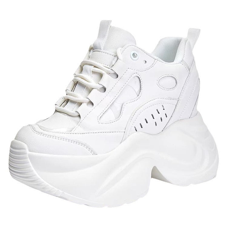 Damen High- Sneaker Komfortabel Plattform Schuhe
