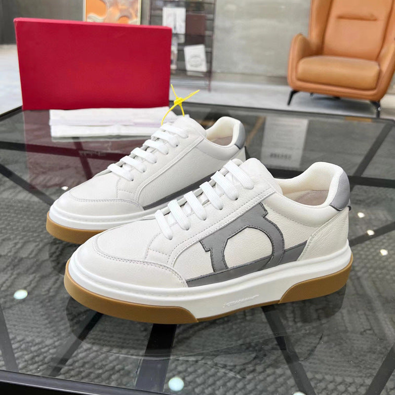 Damen Sneaker Leder Sportlich