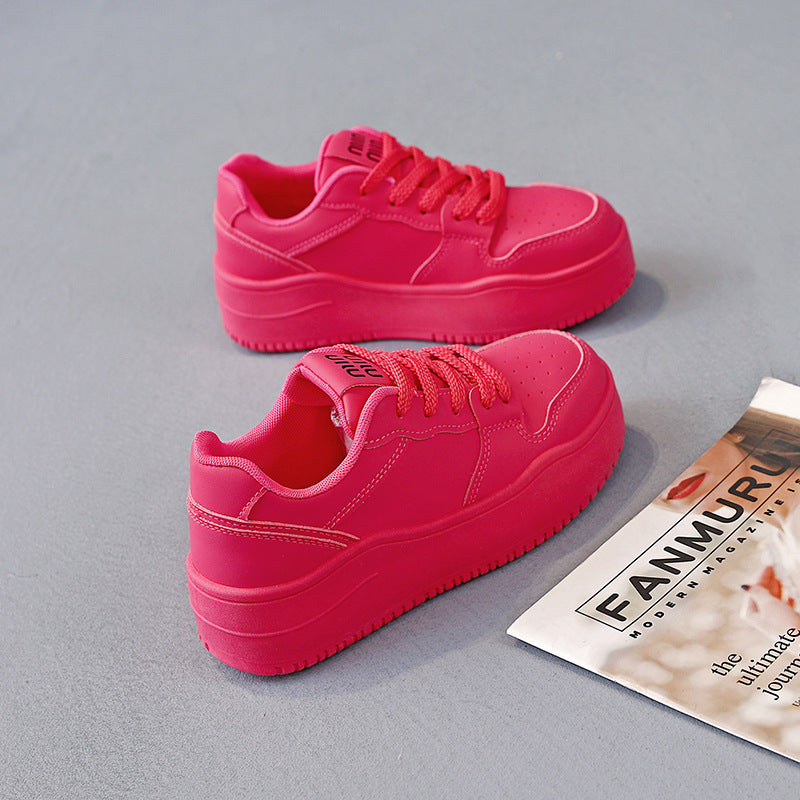 Damen Laufschuhe Dicksohlige Rutschfeste Sneaker Sportlich