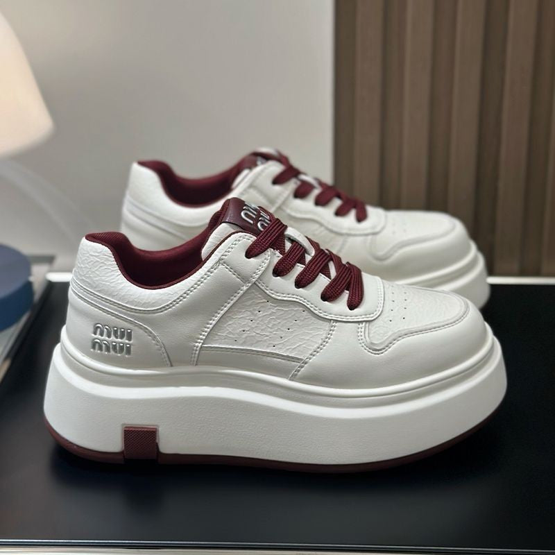 Damen Plateau Sneaker Hoch Modisch
