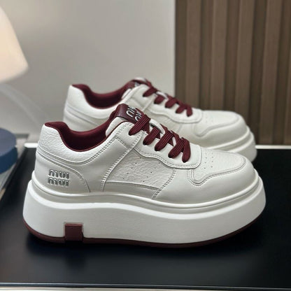 Damen Plateau Sneaker Hoch Modisch