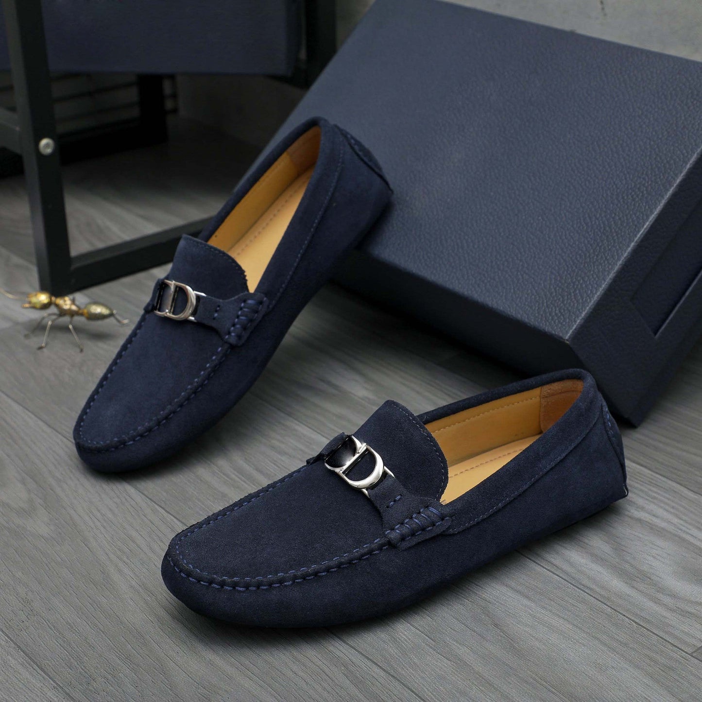 Herren Mokassins Leder Elegante