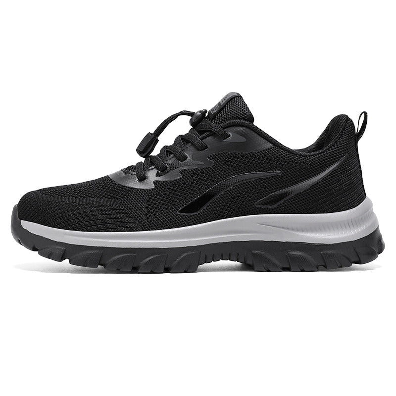 Damen Laufschuhe Atmungsaktiv Schnellschnürung Sport