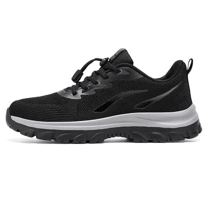 Damen Laufschuhe Atmungsaktiv Schnellschnürung Sport