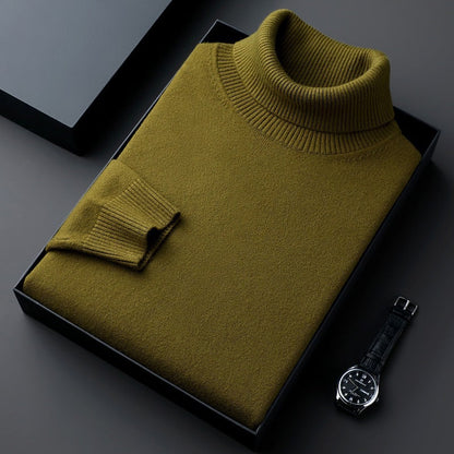 Herren Rollkragenpullover Wärmer