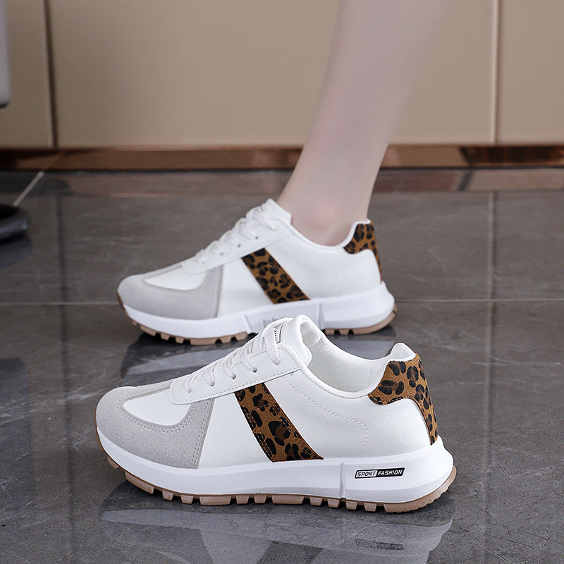 Damen Sneaker Sportlich Tiermuster