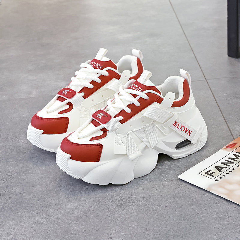Damen Sneaker Chunky Gepolstert Bequem Sportlich