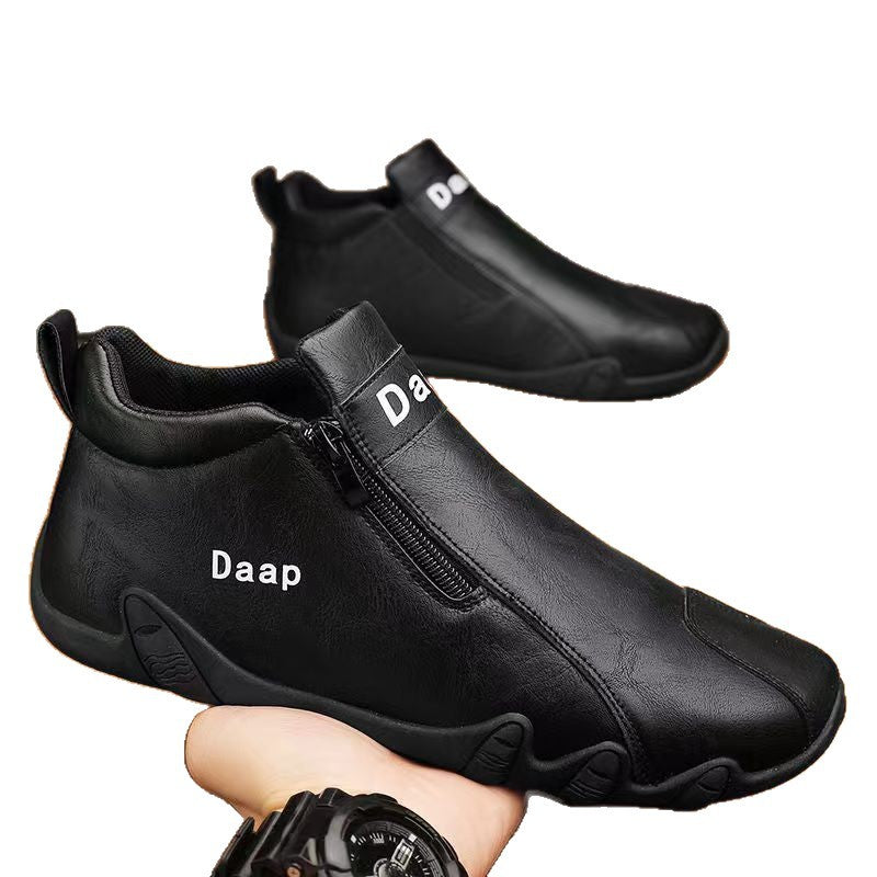 Damen Sneaker Komfortabel Reißverschluss Bequem