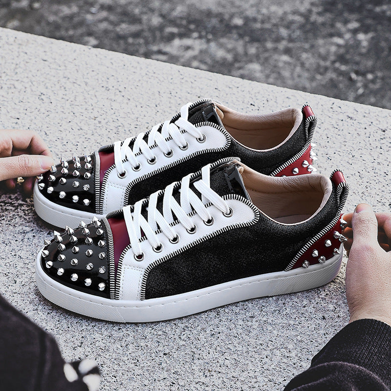 Damen Sneaker Nieten-Design Sportlich