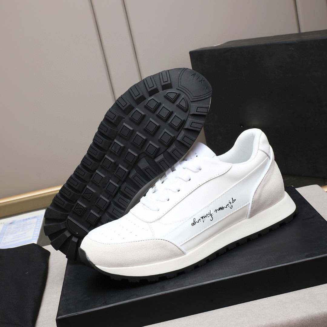 Damen Sneaker Leder Laufsohle Sport