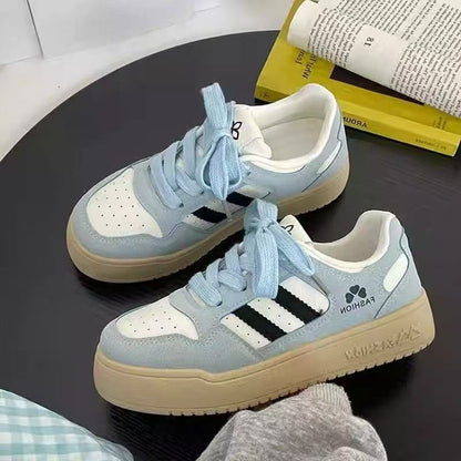 Damen Sneaker Retro-Stil Komfortabel - Norvielle