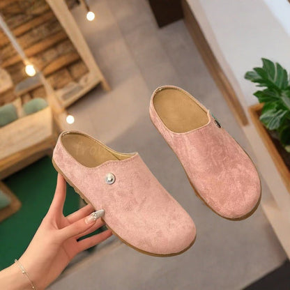 Damen Slipper Elastisch Bequem Warm