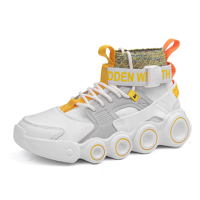 Damen High- Sneaker Streetwear Schuhe Mit Riemensystem