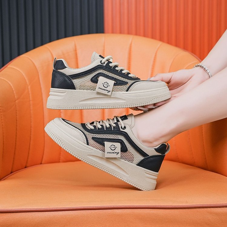Damen Sneaker Atmungsaktives Mesh Rutschfeste Laufsohle