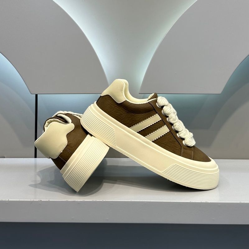 Damen Hochplateau Sneaker Kordelzug e Schuhe