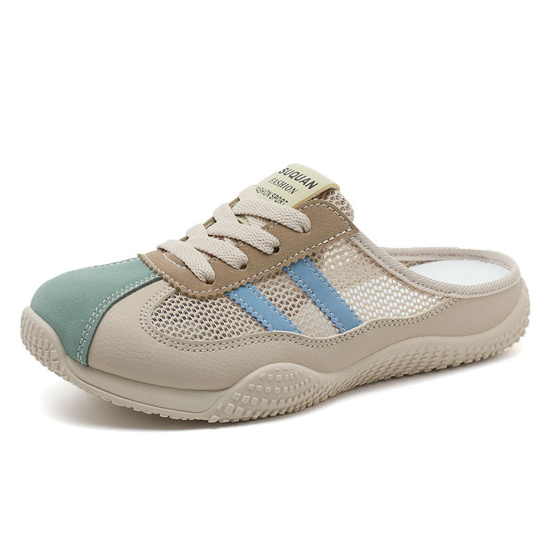 Damen Clogs Atmungsaktives Material Griffig