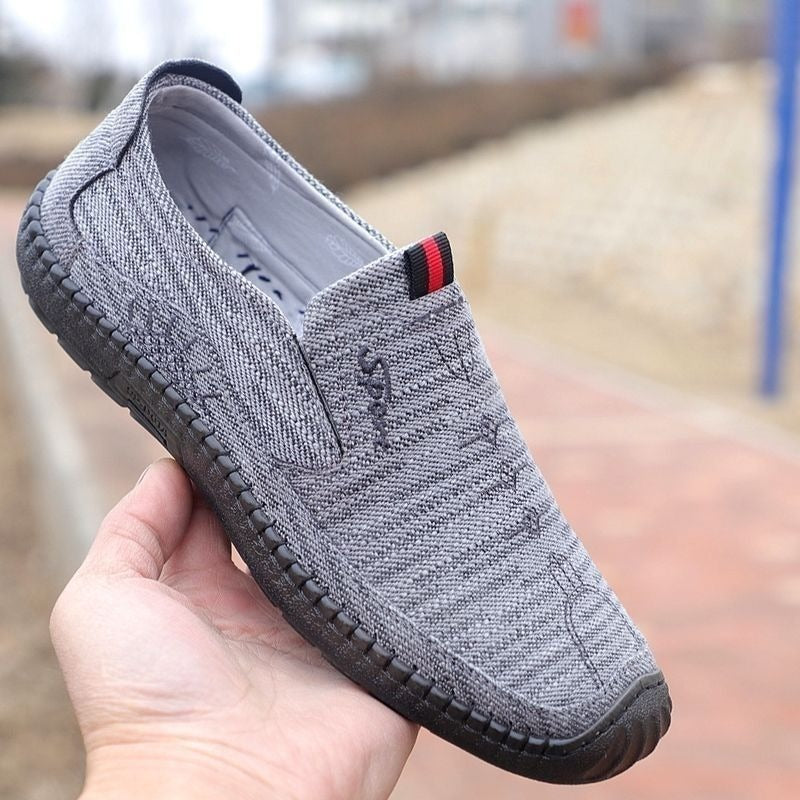 Damen Slip-On Schuhe Flach Komfortschuhe Casual