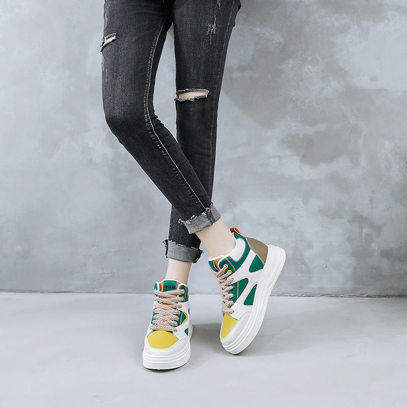 Damen High- Sneaker Trendfarben
