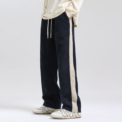 Herrenhose Relaxed Fit Streifen Bequem