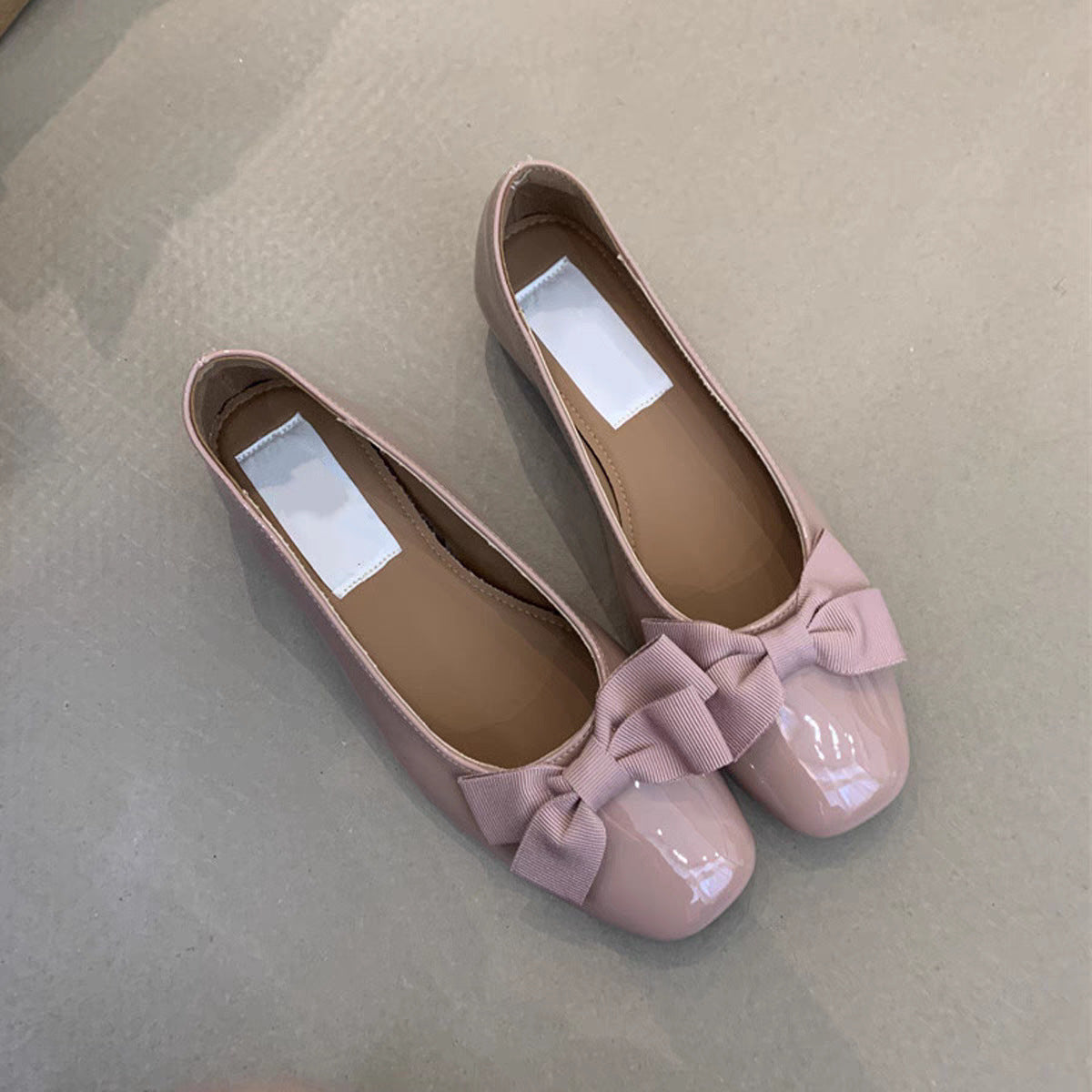 Damen Ballerinas Elegant Schleifen Komfortschuhe