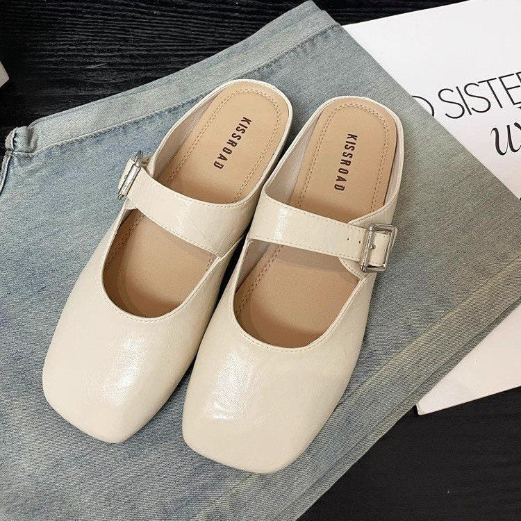Damen Mary Jane Schuhe Bequem Verstellbarer Riemen - Norvielle