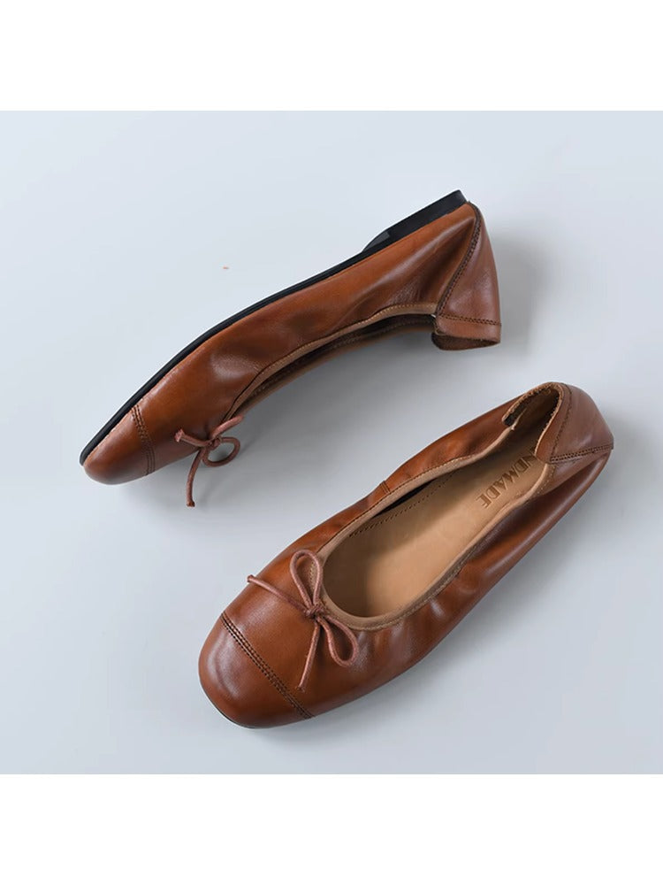 Damen Ballerinas Elegant Schleifen-Design Bequem