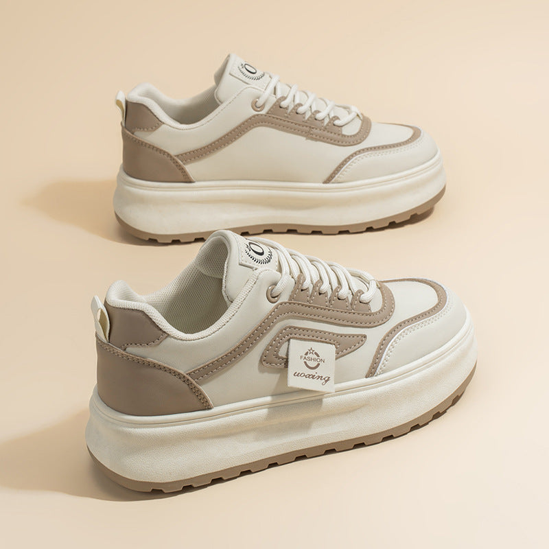 Damen Sportschuhe Hohe Sohle Sneaker
