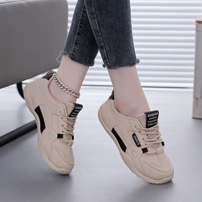 Damen Sneaker Sportlich Atmungsaktives Mesh Schnürsystem