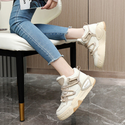 Damen High- Sneaker Bequem Mit Dämpfung
