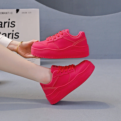 Damen Laufschuhe Dicksohlige Rutschfeste Sneaker Sportlich