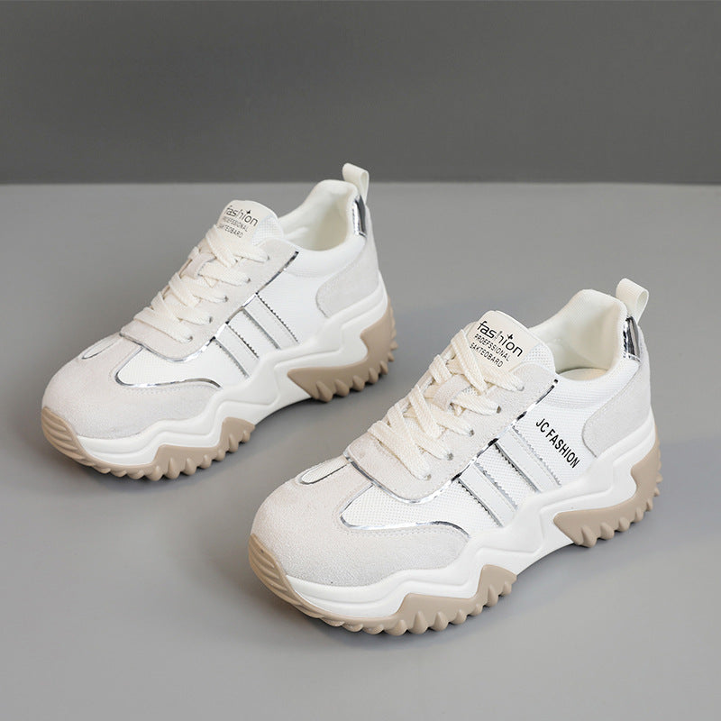 Damen Chunky Sneaker Atmungsaktives Mesh Bequem