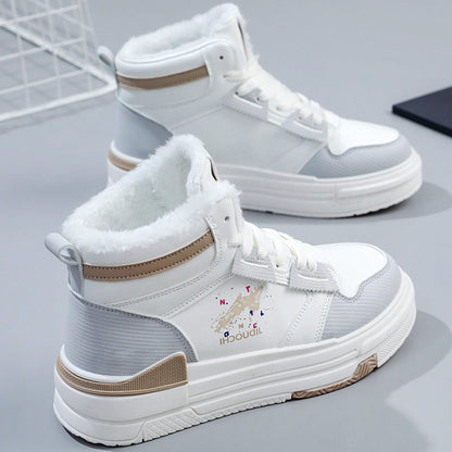 Damen Hoch Sneaker Komfortabel Kuschelig - Norvielle