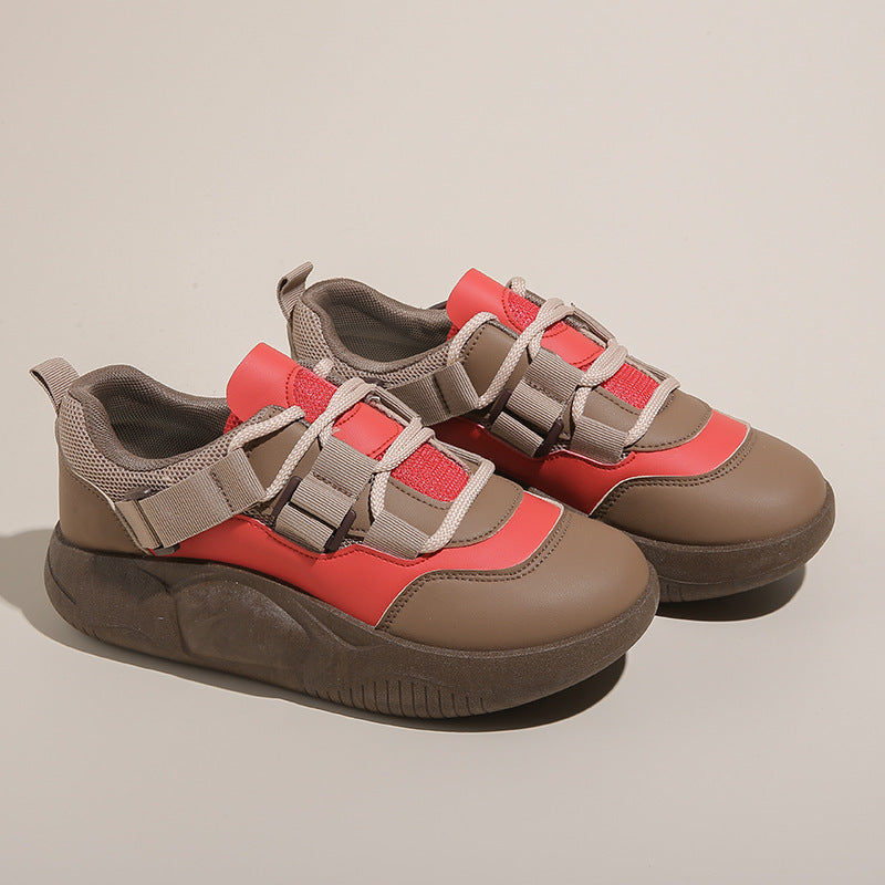 Damen Sneaker Elastisch Dicksohlige Sportschuhe