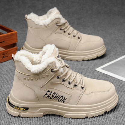 Damen Winterboots Schnürboots Warmes Innenfutter Rutschfest