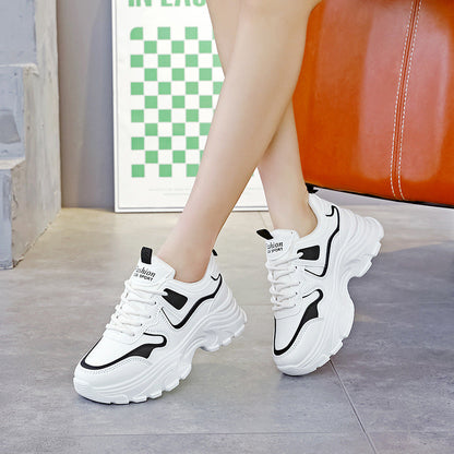 Damen Chunky Sneaker Bequem Dämpfung