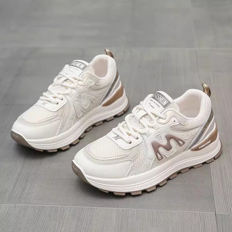 Damen Sneaker Atmungsaktives Mesh Dämpfende Laufsohle