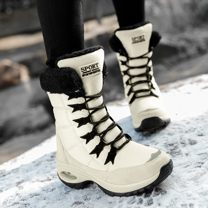 Damen Winterstiefel Warm Isoliert Rutschfest