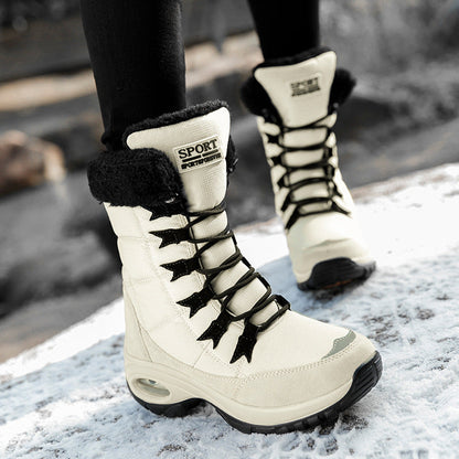 Damen Winterstiefel Warm Isoliert Rutschfest