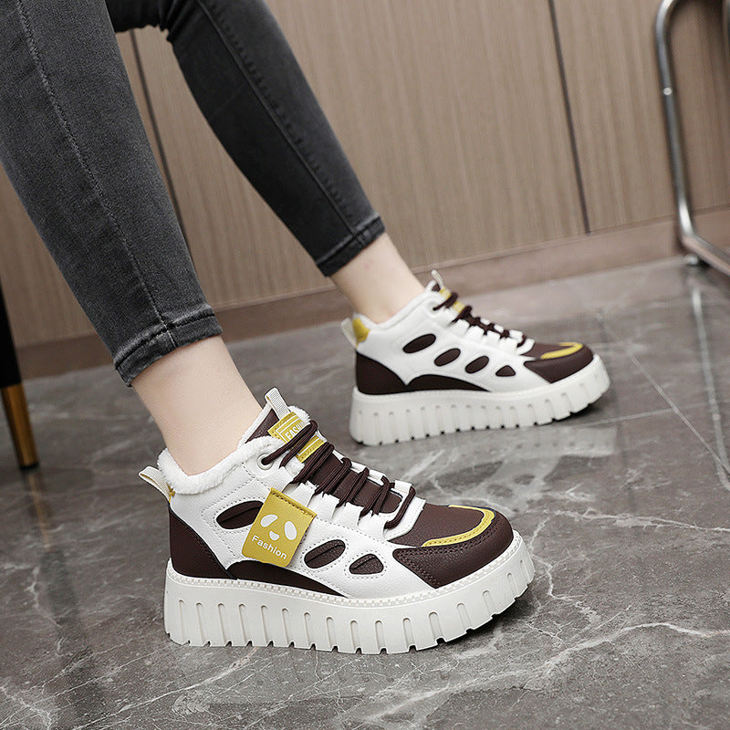 Damen High- Sneaker Bequem Sportlich