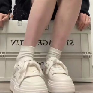 Damen Plateau Sneaker Atmungsaktives Mesh Hoher Absatz