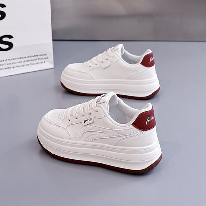 Damen Sneaker Plattform Sportlich Bequem