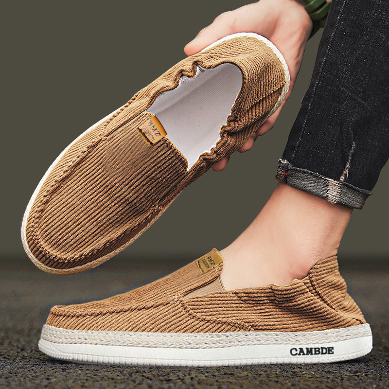 Damen Slip-On Schuhe Stretchleder