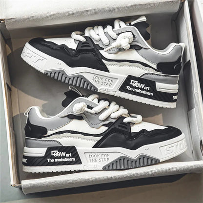 Damen Plateausneaker Hoch Modisch Schnürsystem